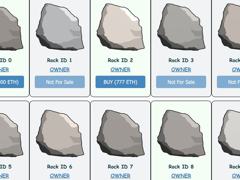 As EtherRocks Hit Sotheby’s, Who Is Laughing Hardest?